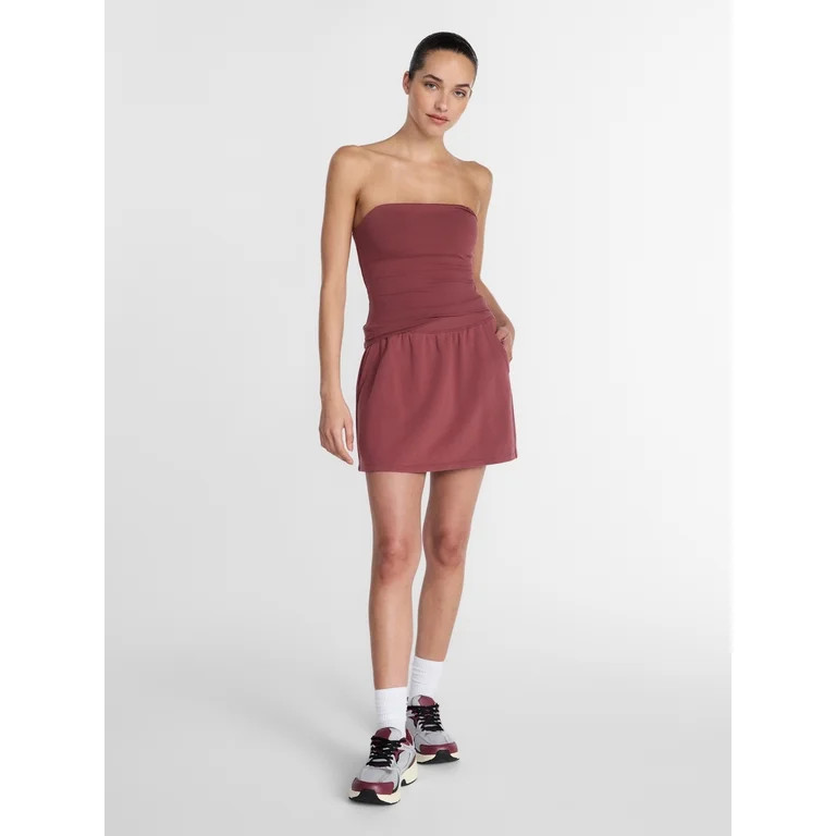Athletic Works Women's and Women's Plus Fleece Skort, Size XS-4X | Walmart (US)