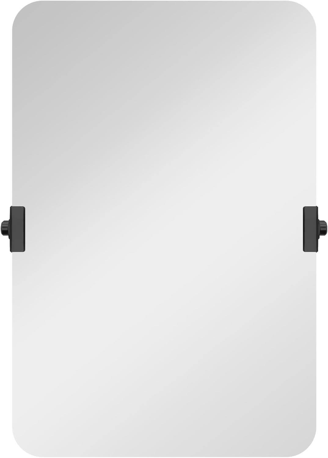 MCS Modern Pivot Frameless Mirror, 20 x 30 Inch, Black | Amazon (US)