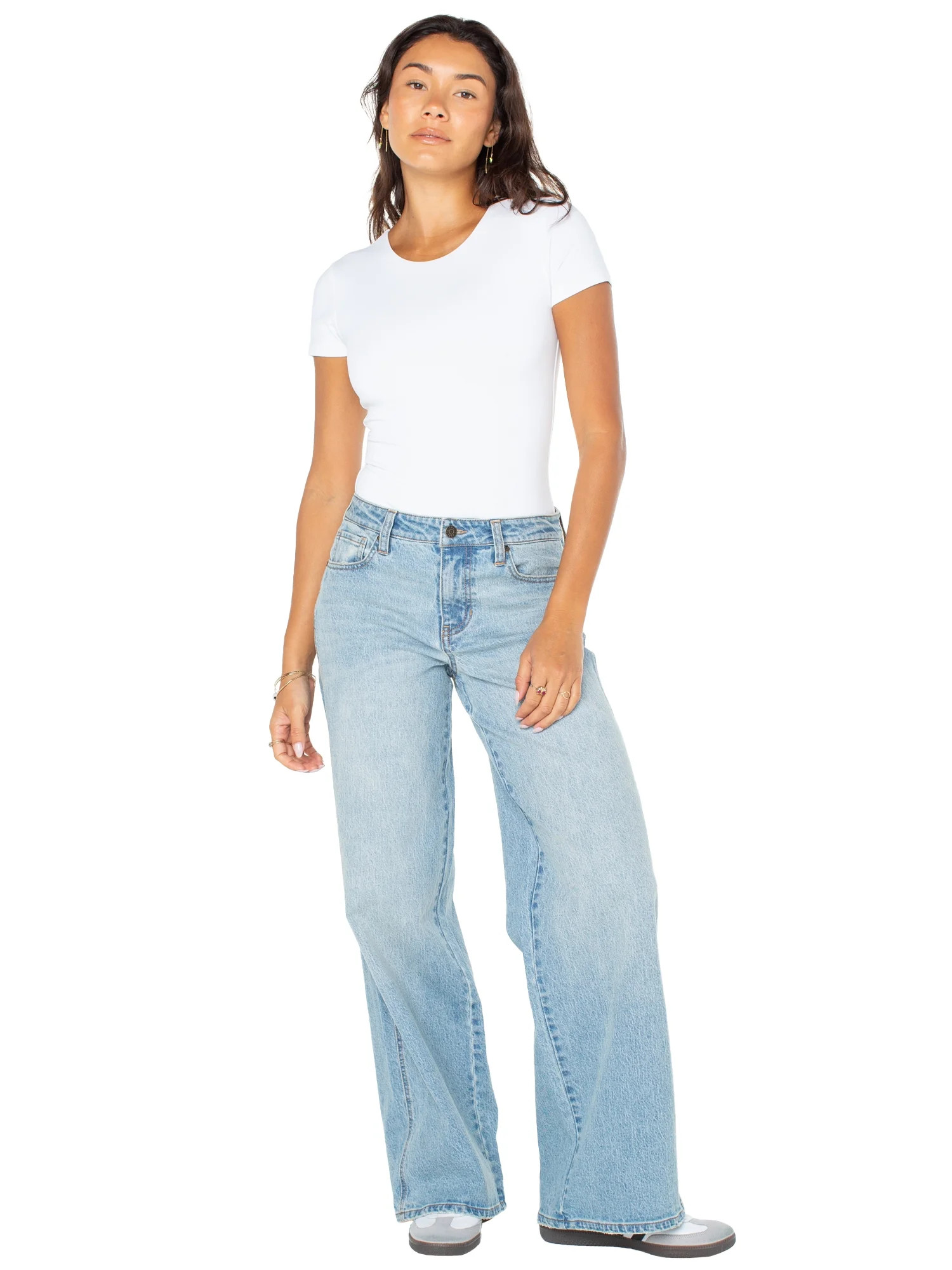 Celebrity Pink Juniors Baggy Wide Leg Jeans | Walmart (US)
