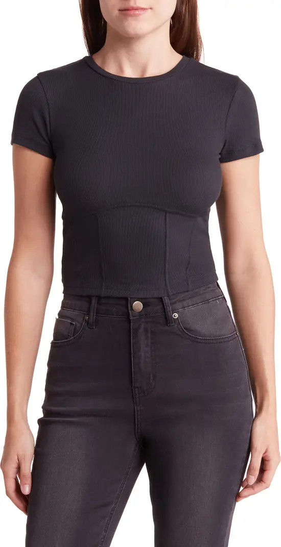 Corset Seamed Baby T-Shirt | Nordstrom Rack