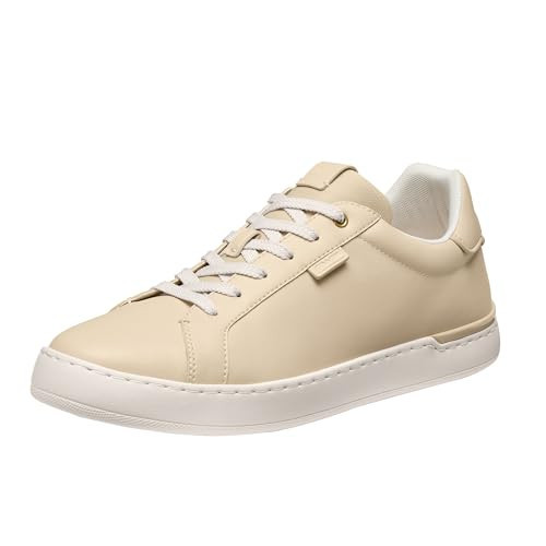 COACH Men's Non Tech Athletic Lowline Low Top Sneaker, Color Ivory, Size 7.5 | Amazon (US)