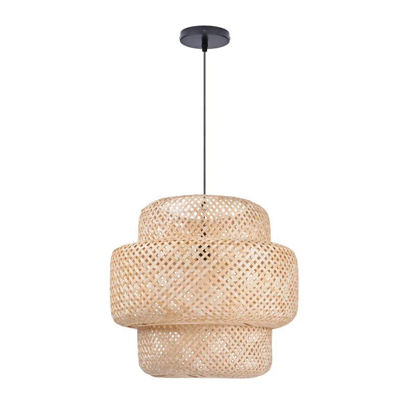 Keaney 1 - Light Matte Black Drum Pendant | Wayfair North America