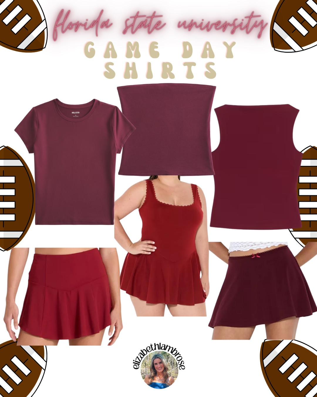 florida state seminoles color edit!
GARNET girlies this one’s for you! 
love these options!


#LTKU #LTKStyleTip #LTKSeasonal