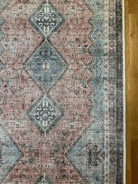 well woven mends light blue machine washable vintage rug

#LTKhome