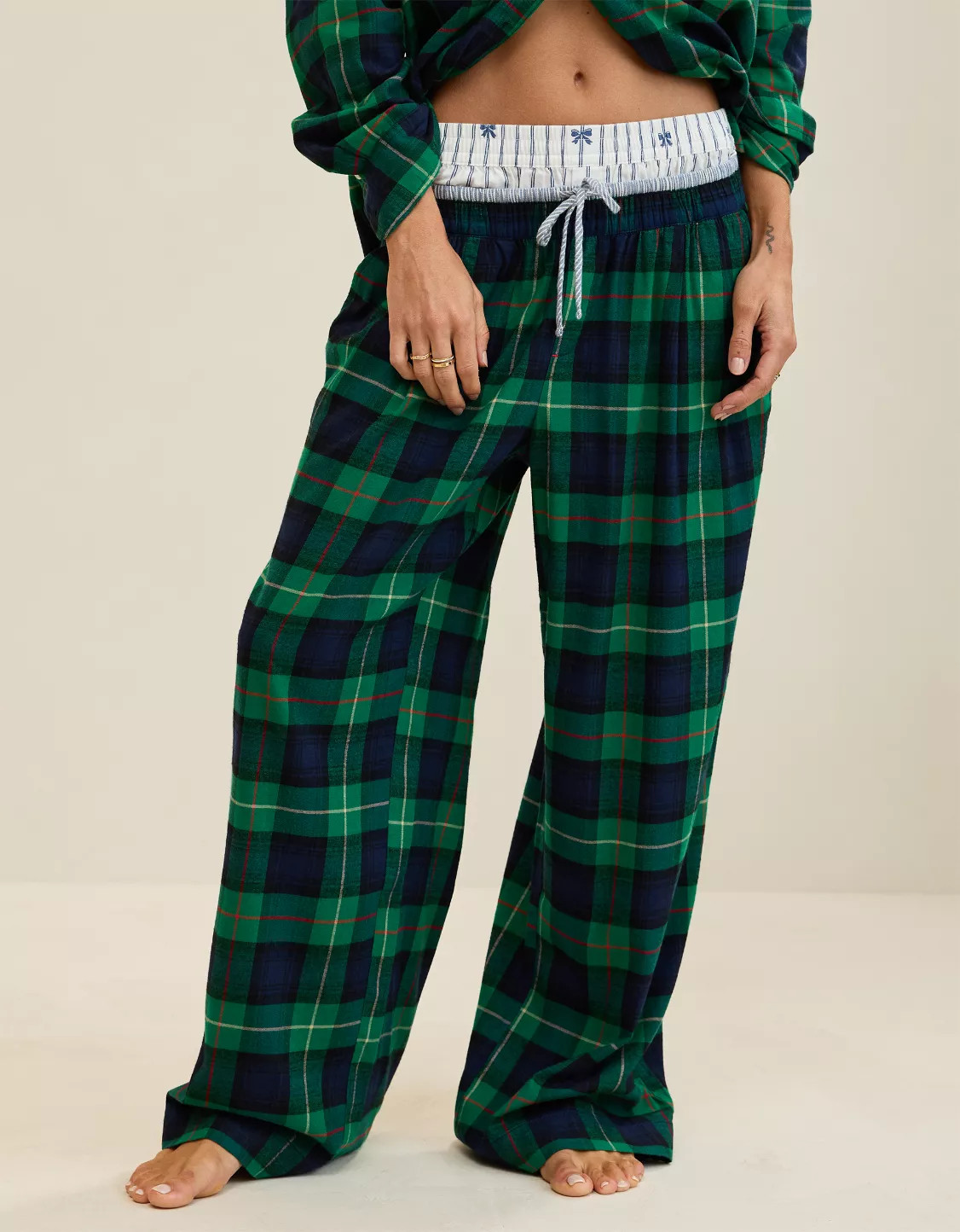 Aerie Street Flannel Trouser PJ | Aerie