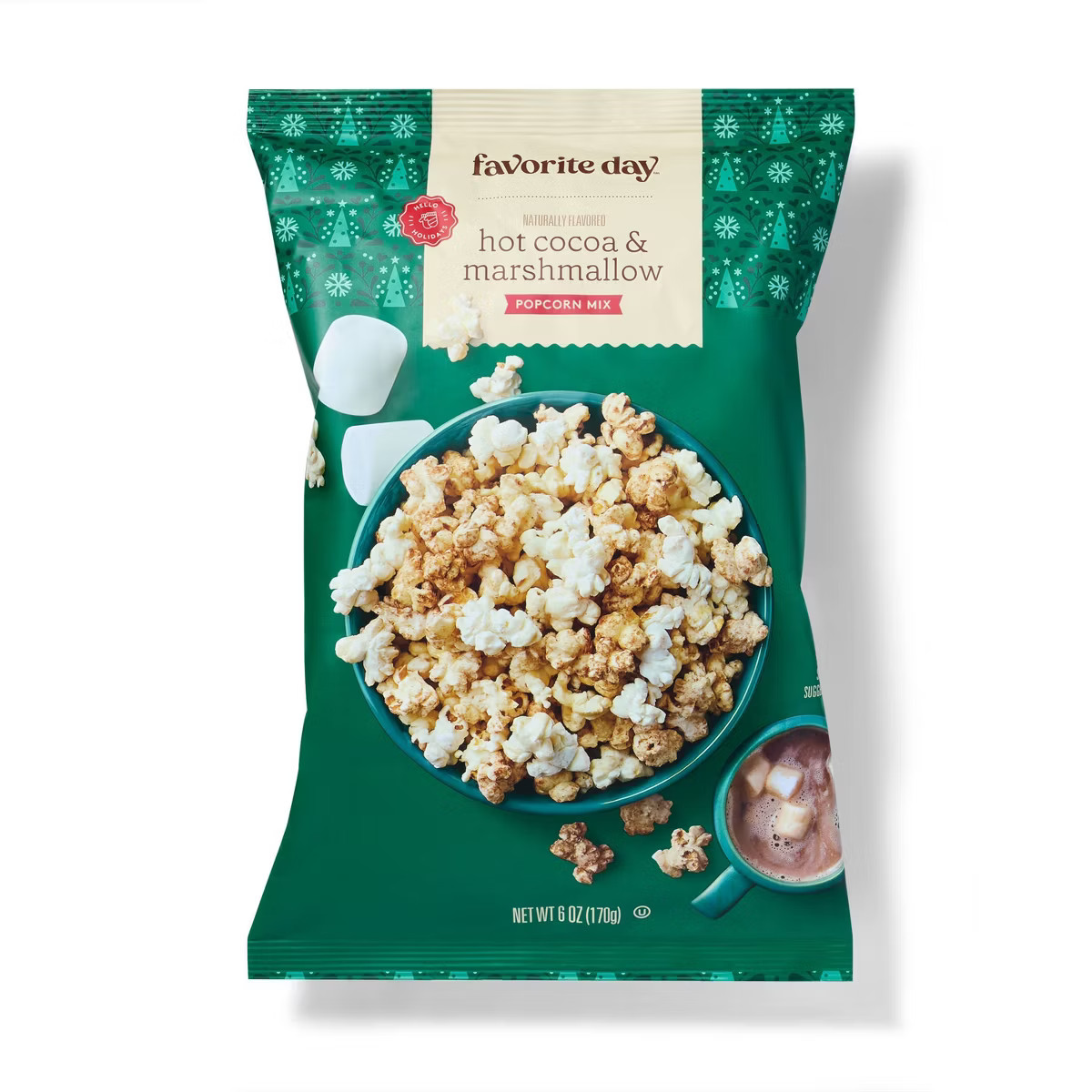 Christmas Hot Cocoa and Marshmallow Popcorn 6oz - Favorite Day™ | Target
