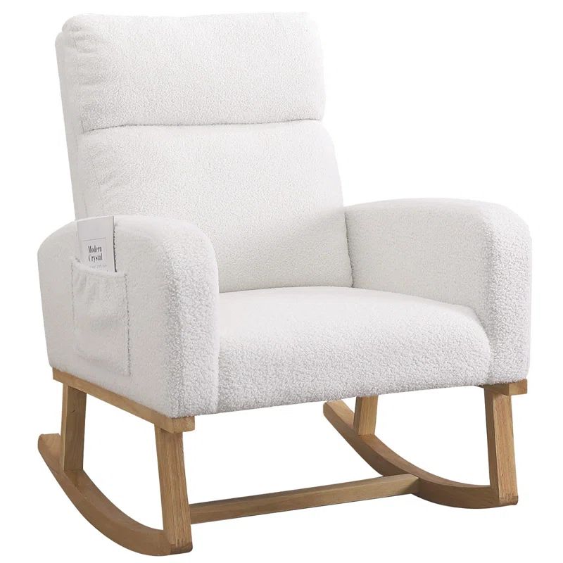 Wasilewski 28" Wide Rocking Chair for Nursery with Solid Wood Leg | Wayfair North America