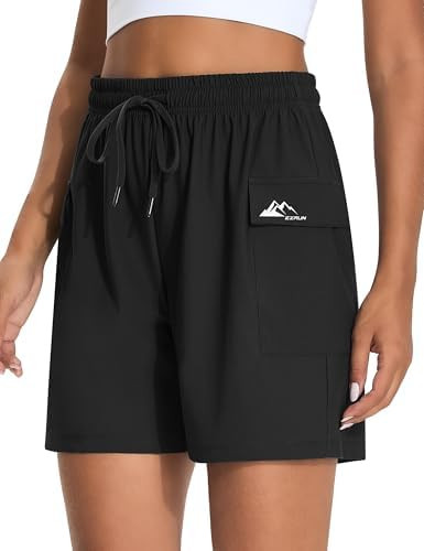 Women's 5" Hiking Shorts Lightweight Quick Dry Athletic Shorts with Pockets Casual Golf Summer Co... | Amazon (US)