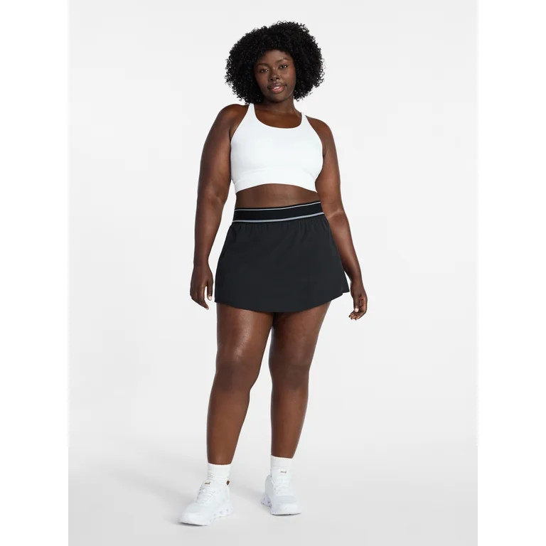 Avia Women's Curved Hem Skort, Sizes XS-4X | Walmart (US)