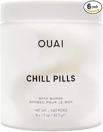 OUAI Chill Pills. Escape to Your Own Relaxing Spa with Jasmine and Rose Scented Bath Bombs. Unwin... | Amazon (US)