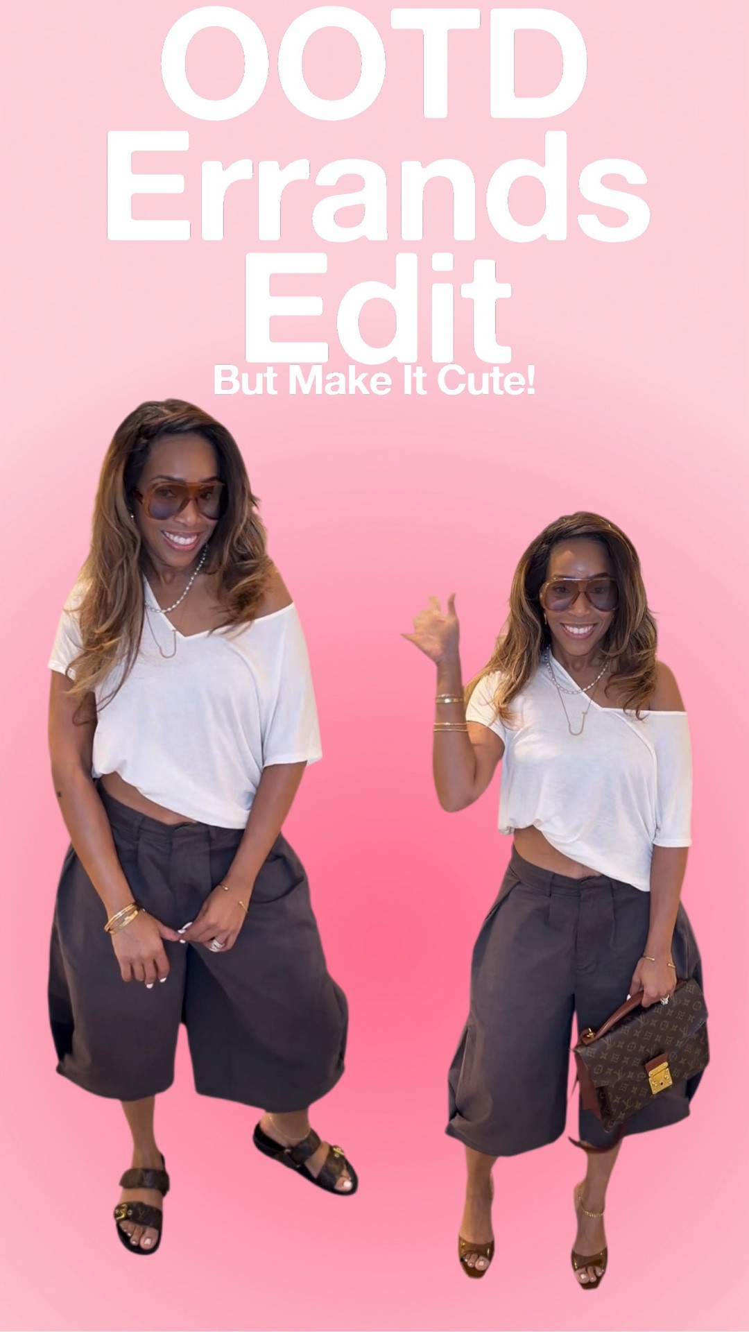 Pleated Bermuda shorts + off-the-shoulder tee = comfy now, cute later. Just switch the shoes and it’s giving outside 👀✨

#LTKOver40 #LTKgrwm #LTKootd