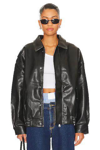 LIONESS Kenny Bomber in Jet Black from Revolve.com | Revolve Clothing (Global)