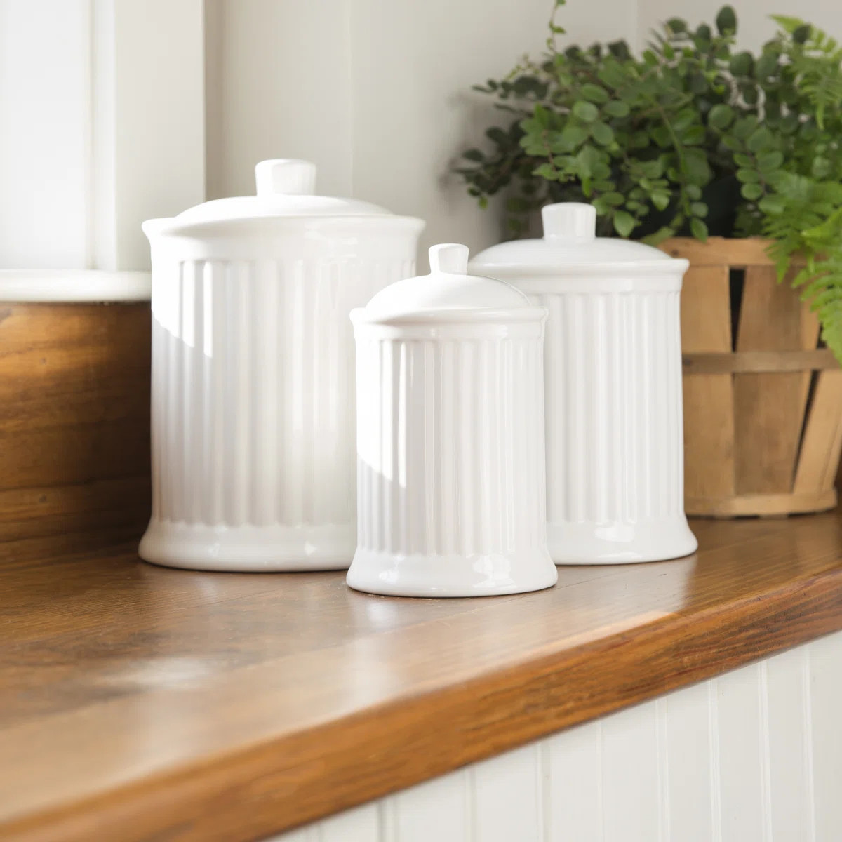 Simsbury 3 Piece Canister Set | Wayfair North America