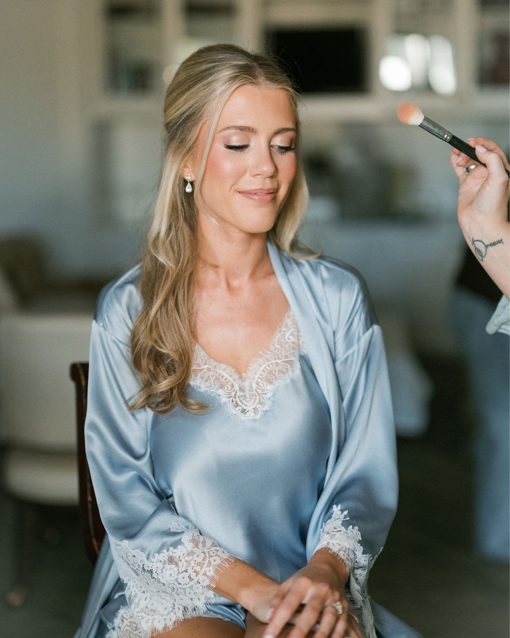 My wedding day getting ready outfit! 🩵 wearing size small!

#LTKWedding