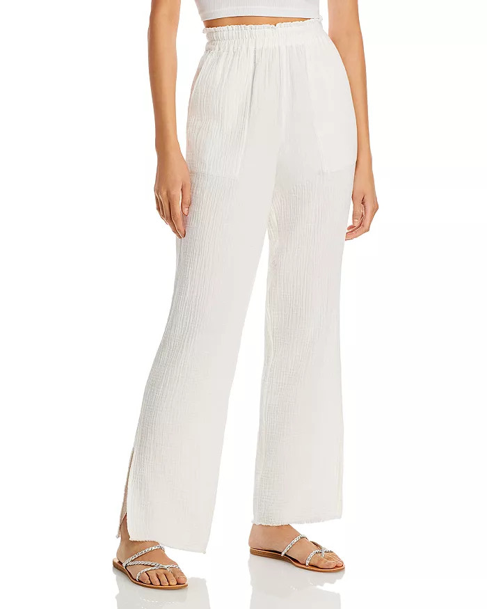 Leon Cotton Wide Leg Pants | Bloomingdale's (US)