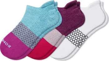Bombas Assorted 3-Pack Tri-Block Ankle Socks | Nordstrom | Nordstrom