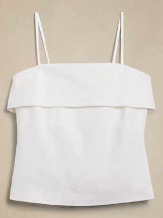 Strapless Linen Top | Banana Republic (US)