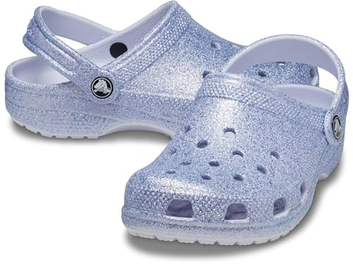 Crocs Kids Unisex Classic Glitter Clogs (Toddler) Frosted Glitter 9M Toddler | Amazon (US)