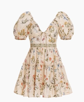 BNWT Agua by Agua Bendita Manzanilla Paraiso Botanical Minidress Size Medium | eBay US