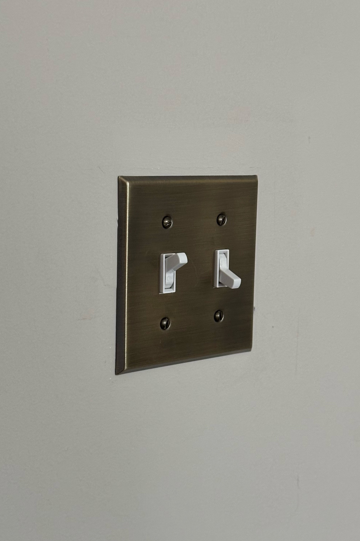 antique brass light switch covers under $15! comes in various sizes also ended up getting the outlet covers too! 

#LTKHome #LTKFindsUnder50