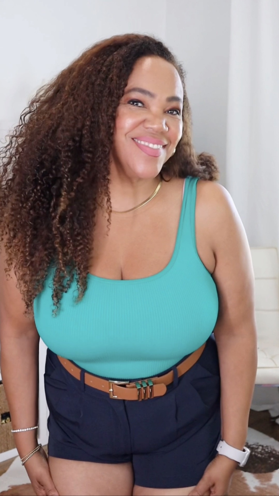 Yes- I love getting dressed at 50 because I get clothes that work with my curves! ✨ Not keeping clothes around that don’t fit or not buying clothes because they aren’t “age appropriate” (whatever that means 🧐). Wearing what I want at 50 😜🤩

Sizing - bodysuit large, shorts large, skirt xl, pants xl 🫶🏾

#LTKootd #LTKOver40 #LTKMidsize