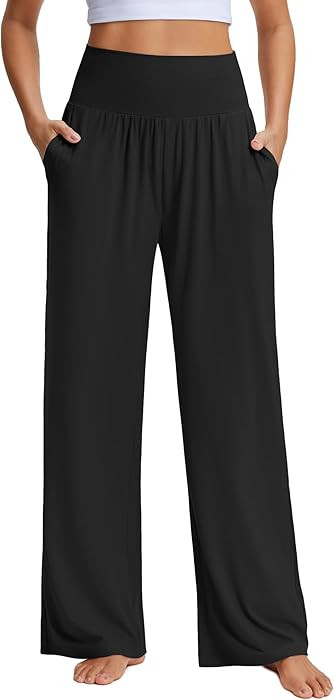 Stelle Wide Leg Yoga Pants for Women High Waisted Super Comfy Buttery Soft Lounge Pants with Pock... | Amazon (US)