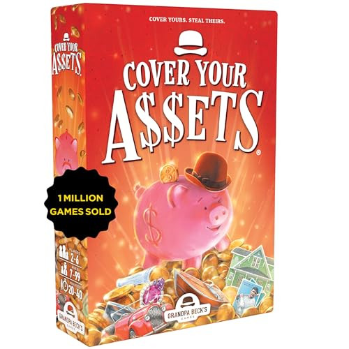 Grandpa Beck's Games Cover Your Assets Card Game | from The Creators of Skull King | Easy to Learn and Outrageously Fun for Kids, Teens, & Adults | 2-6 Players Ages 7+ | Amazon (US)