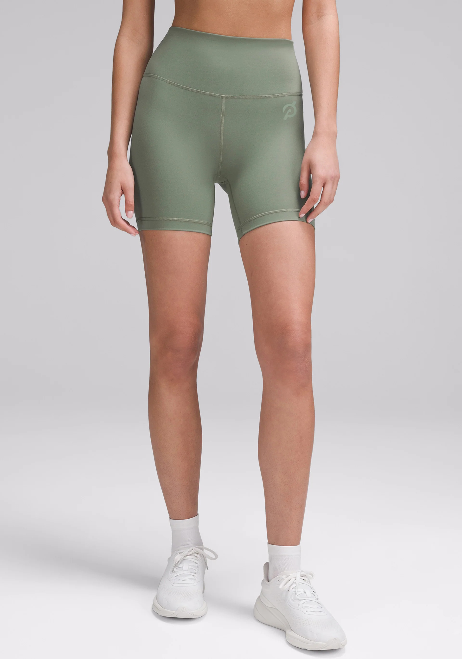 Peloton X Lululemon Women's Wunder Train High-Rise Shorts 6" in Multi - Cycling Performance Apparel | Peloton Apparel