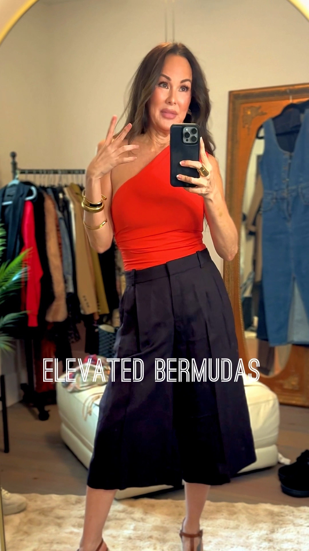 Elevate your summer vibe with these chic linger Bermuda’s Al Culottes. Linen. I also added the normal length if you’re in the petite side. I’m 5’7” and wearing a size 2.

#LTKOver40 #LTKgrwm #LTKvlog