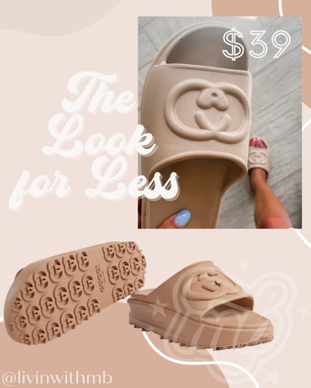 Get the look of the trendy interlocking G sandals for only $39!!

#LTKunder50 #LTKsalealert #LTKshoecrush