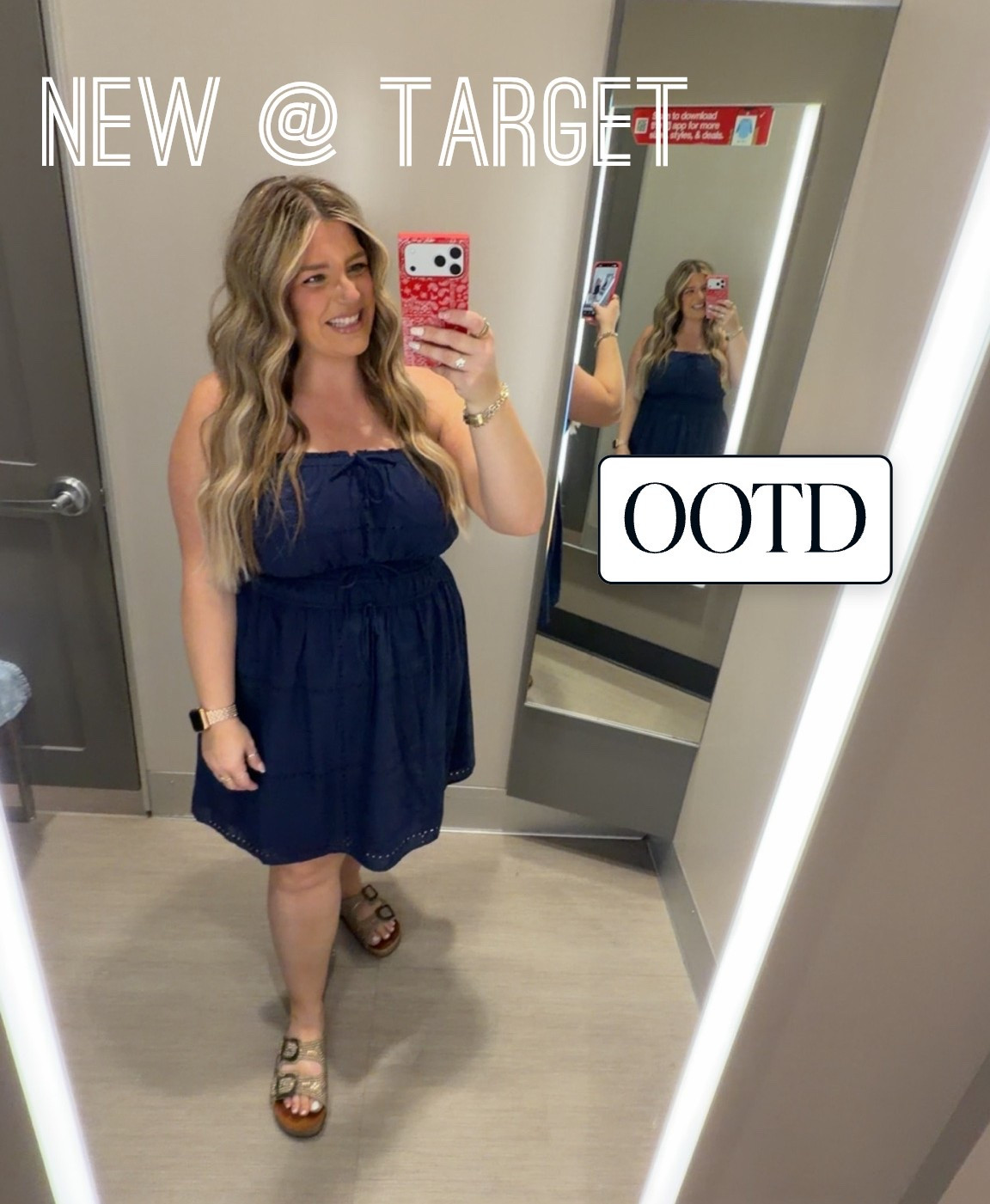 The perfect throw-on-and-go summer dress ☀️💙
This navy strapless dress is comfy, flattering, and gives effortless “hot mom summer” energy while still feeling easy to wear. Dress it up with wedges or keep it casual with sandals for everyday errands, brunch, or summer nights out. ✨ @Target #LTKStyle #LTKFinds #LTKUnder50 #SummerStyle #SummerDress #StraplessDress #HotMomSummer #MomStyle #EverydayFashion #AffordableFashion #CasualChic #VacationStyle #BrunchOutfit #OOTD

#LTKSeasonal #LTKMothersDay #LTKootd #LTKMidsize