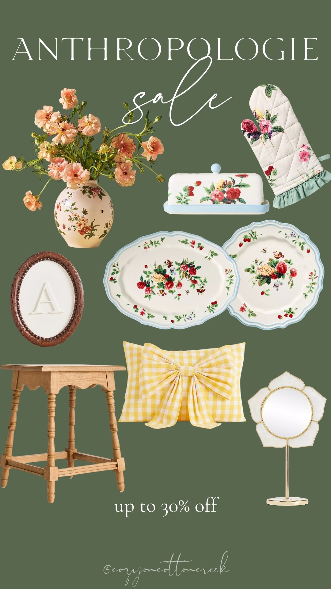 Anthropologie home sale. Up to 30% off!

#LTKHome #LTKSaleAlert