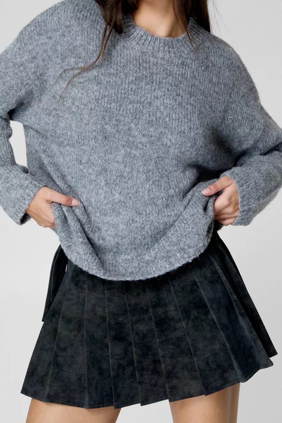 Oversized Crew Neck Sweater | Nasty Gal US