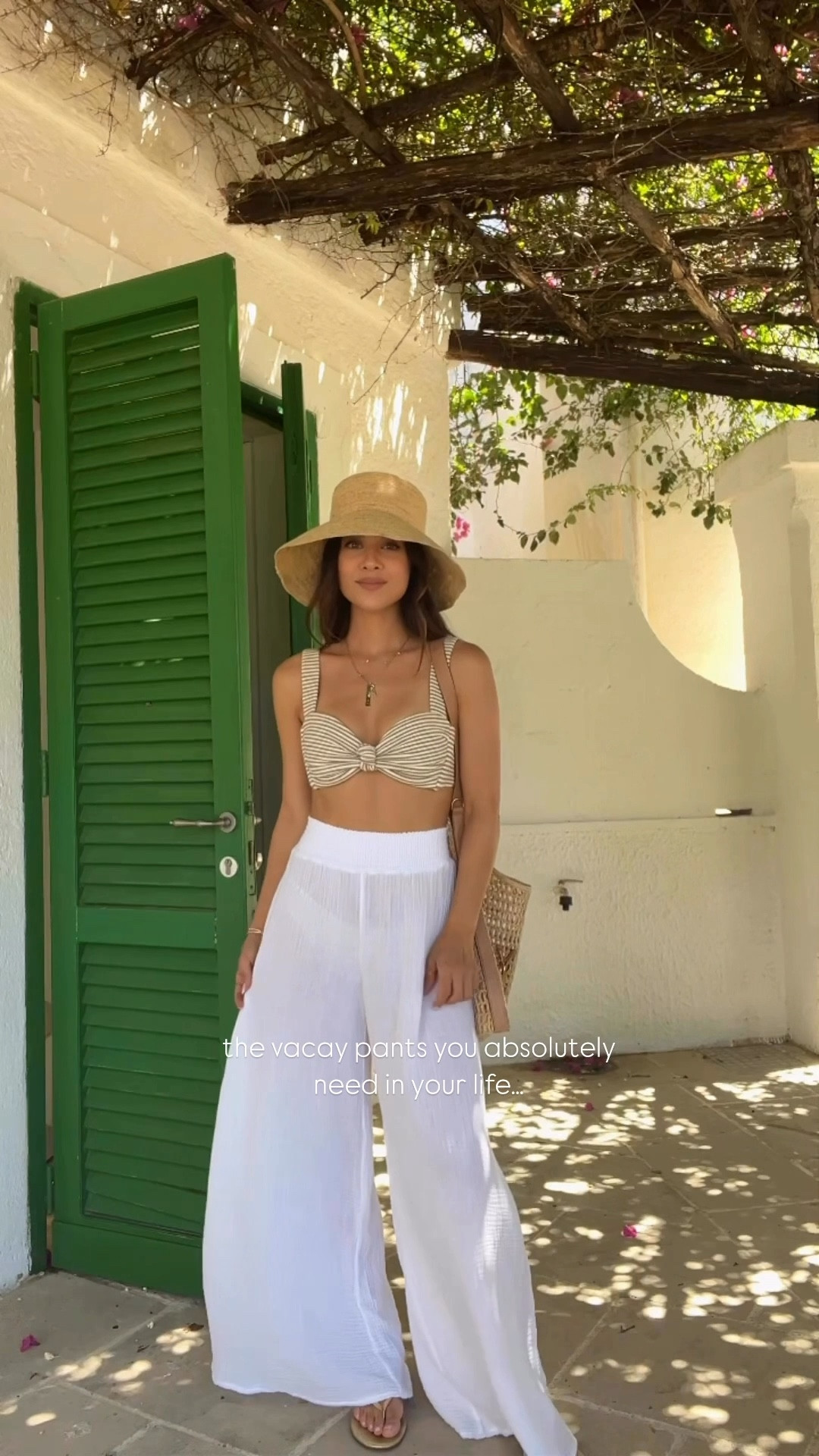 Trust when I say you need these Vacay swim cover at pants in your life they’re flattering and comfy and an easy way to elevate your vacation style. They were sold out last year but are now back in stock and come in several color options. I’m wearing an extra small and highly recommend.

#LTKOver40 #LTKootd #LTKSwim