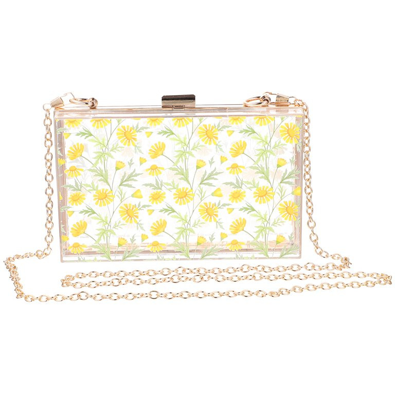 Bag Clutchpurse Bags Clear Clutch Crossbody Evening See Handbags Stadium Fashion Handbag Through ... | Walmart (US)