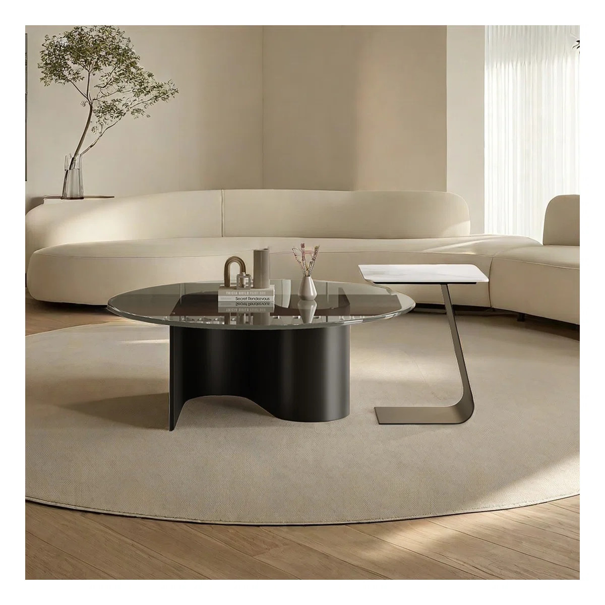 Minimalist  Style Coffee Table Set | Wayfair North America