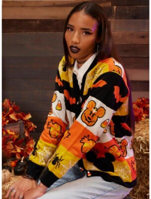 Her Universe Disney Halloween Mickey Mouse Jr Girl's Size XL Cardigan Limited | eBay US