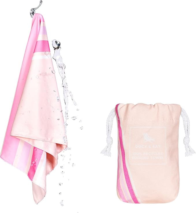 Dock & Bay QuickCool Cooling Towel - for Workouts & Sports - Cools to 15°C - Includes Bag - 25" ... | Amazon (US)