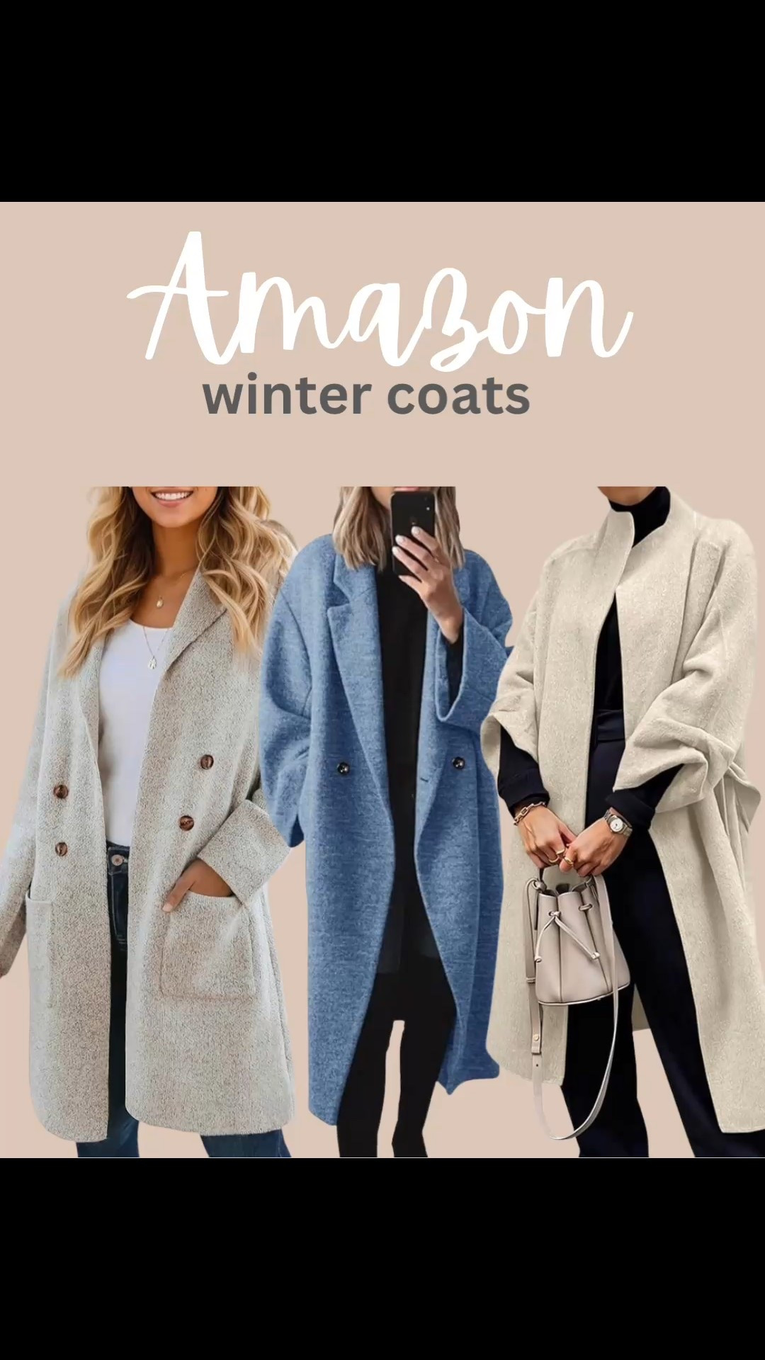 Winter coats from Amazon prime! 

Statement coat, trench coat, warm coats from amazon, Amazon fashion, Amazon workwear, winter workwear, winter workwear tops, winter sweater, sweaters for women, winter outfits for women, brown sweater, outfit ideas, winter ootd, amazon sweater, Amazon style, found it on Amazon, teacher outfits, church outfits, church fashion, teacher fashion, bump friendly 

#LTKTravel #LTKWorkwear #LTKFindsUnder100