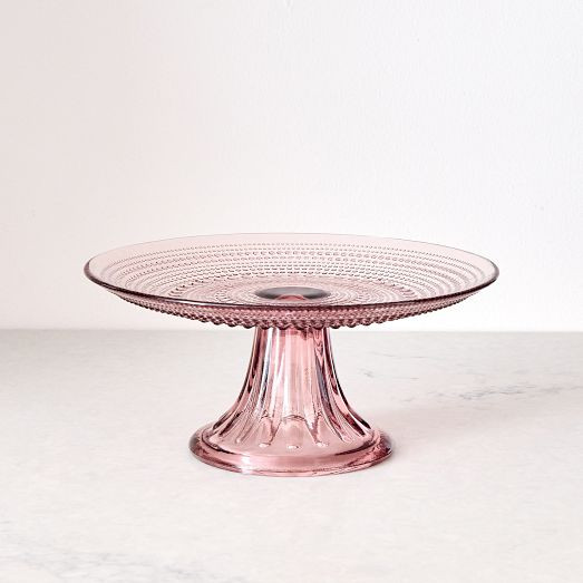Jupiter Beaded Glass Cake Stand | West Elm (US)