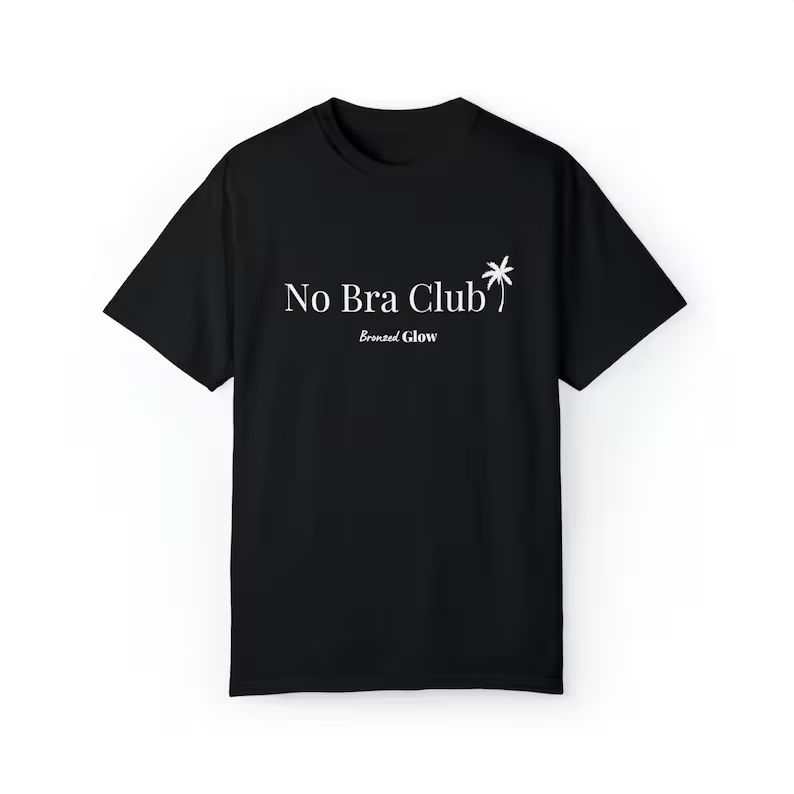 No Bra Club T-shirt Spray Tanning - Etsy | Etsy (US)