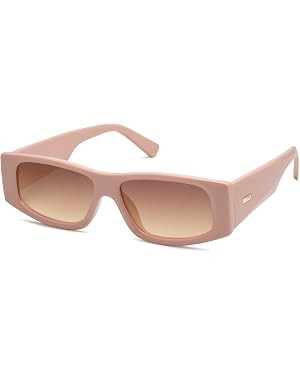 SOJOS Trendy Y2K Polarized Rectangle Sunglasses for Women Men Retro Designer Rave Sunglasses SJ22... | Amazon (US)