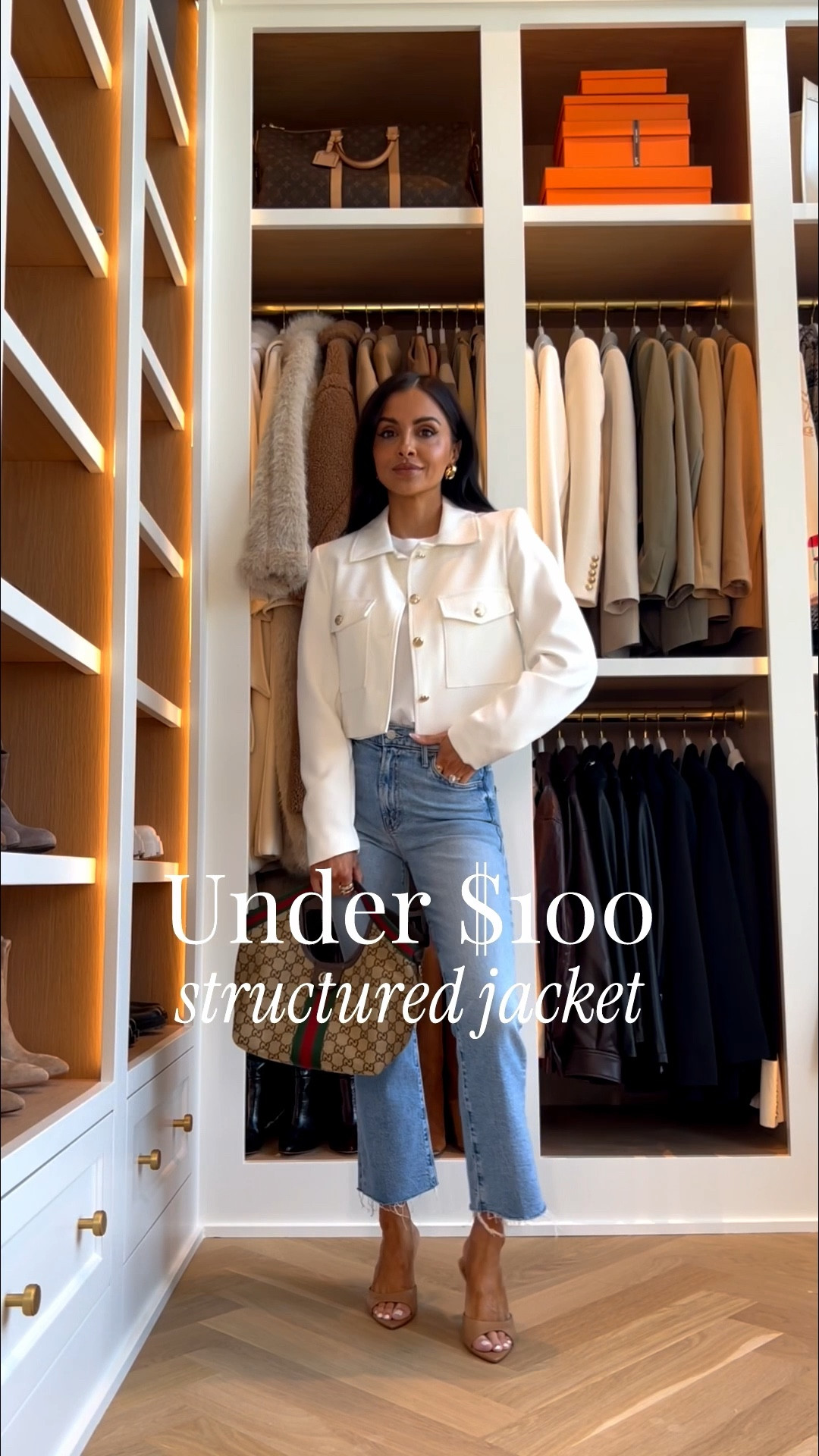 Almost 40 these are the spring wardrobe staples you need - most are affordable! 
Mother jeans run TTS wearing a 24
Zara new jacket 
Gucci giglio bag

Spring workwear business casual outfit ideas 


#LTKOver40 #LTKPetite #LTKWorkwear