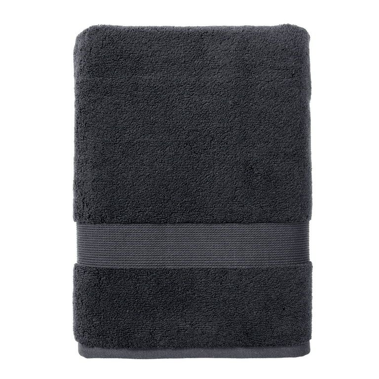 Better Homes & Gardens Signature Soft Solid Bath Towel, Grey Shadow | Walmart (US)