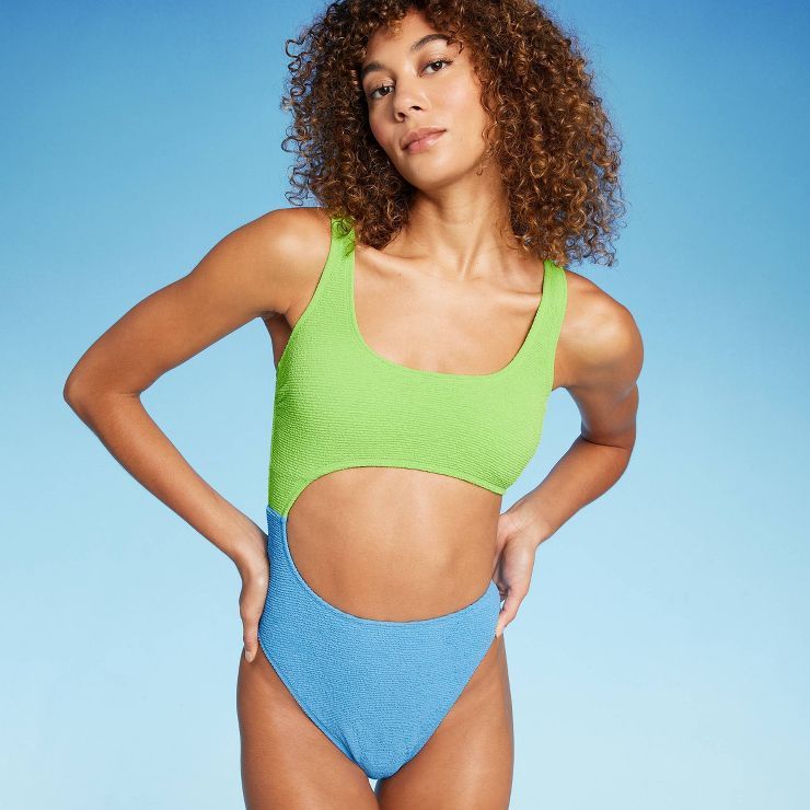 Women's Cut Out One Piece Swimsuit - Wild Fable™ | Target