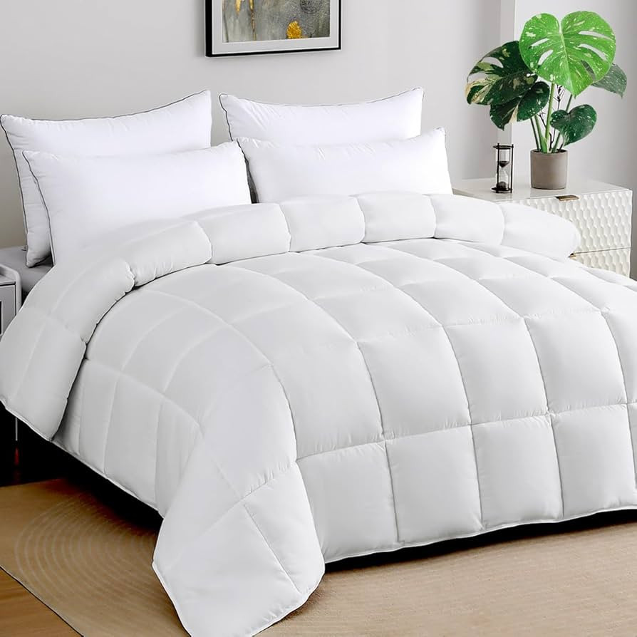 STWIENER Soft Oversized King Comforter 120"x120" Lightweight Quilted Down Alternative All Season ... | Amazon (US)