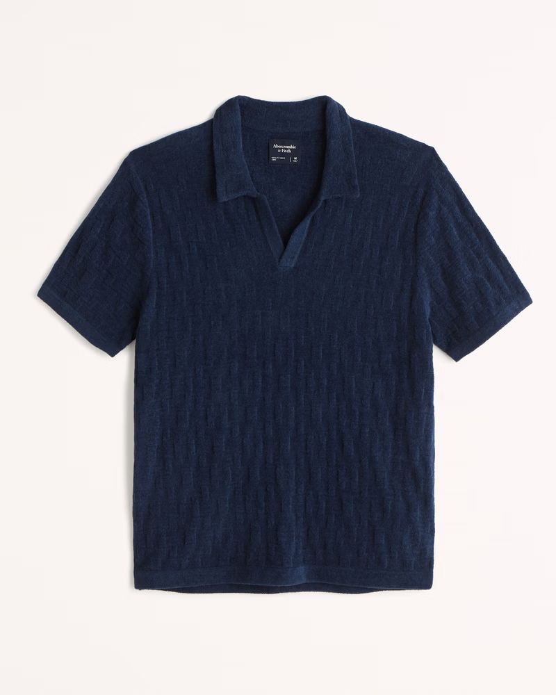 Ultra Plush Johnny Collar Sweater Polo | Abercrombie & Fitch (US)