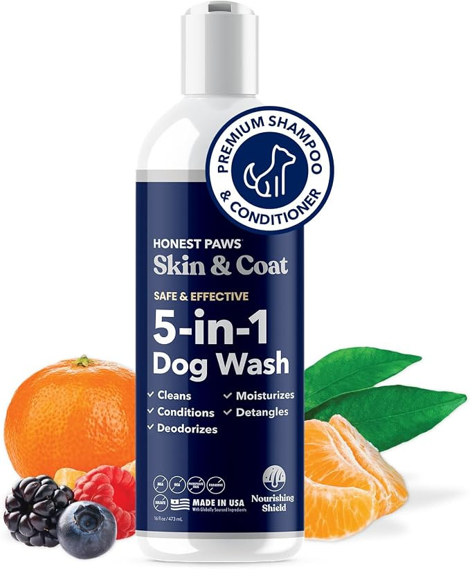 Honest Paws Dog Shampoo and Conditioner - Premium Dog Wash for Allergies and Dry, Itchy, Moisturi... | Amazon (US)