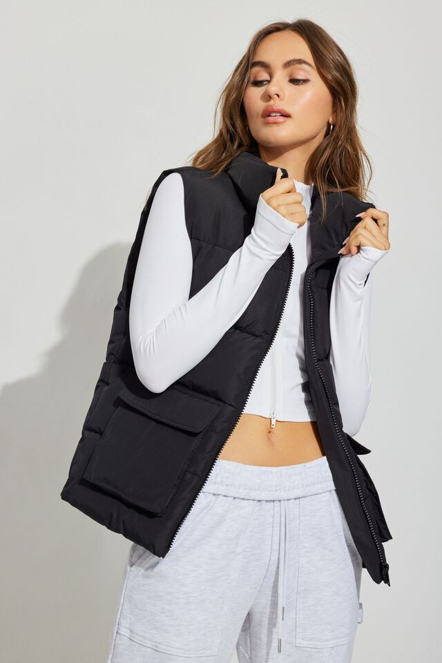Long Puffer Vest | Garage Clothing