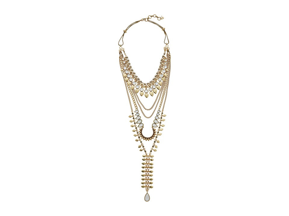 Lucky Brand - Major Layer Statement Necklace (Gold) Necklace | Zappos